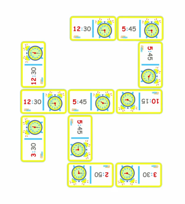 Domino clock