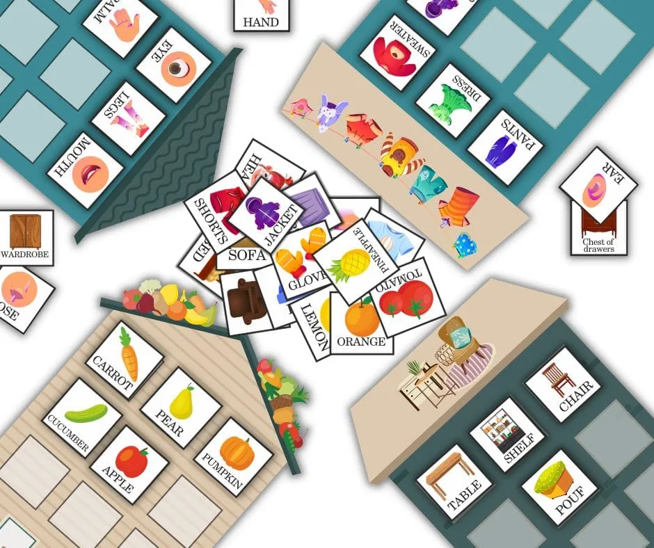 Game “Sort and say”