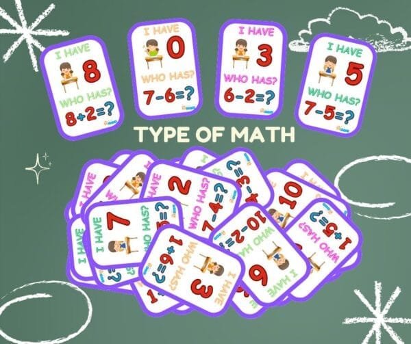 Math game “I have”