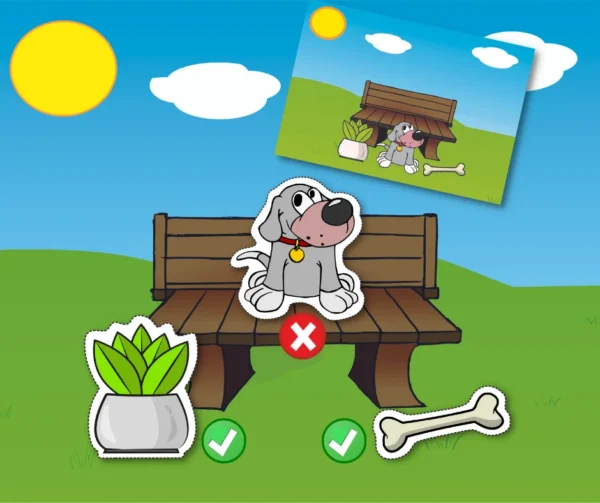 Memory and language skills development game