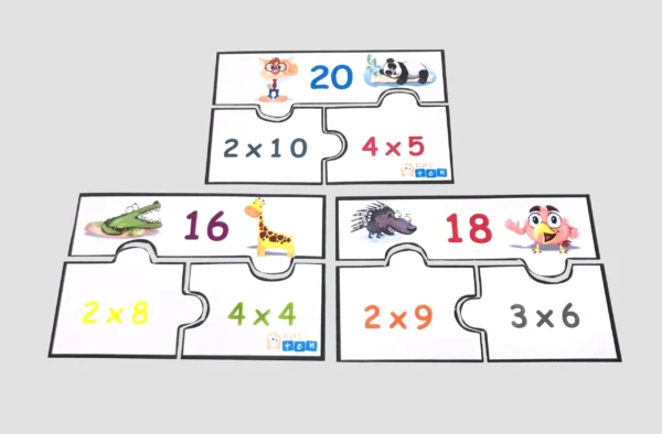 Multiplication table puzzle