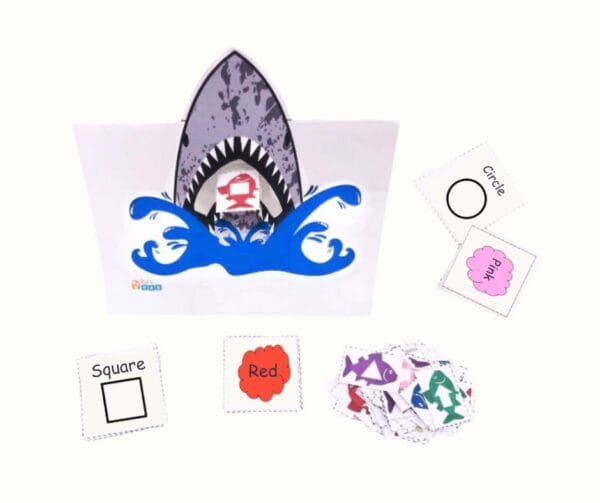 Shape and color recognition game
