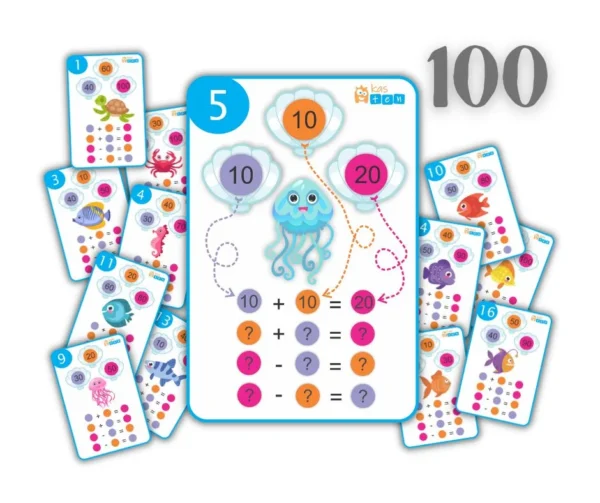 Write actions and count to 100