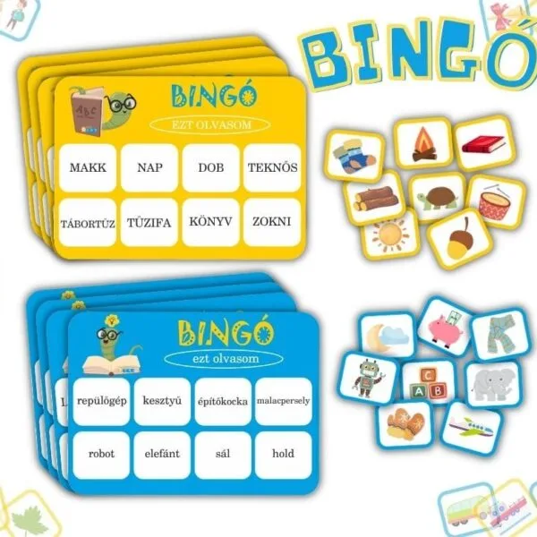 „Bingó – Olvasás” játék