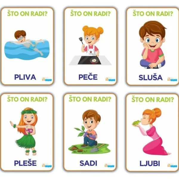 Glagoli - što on / ona radi