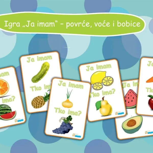 Igra „Ja imam“ – povrće i bobice
