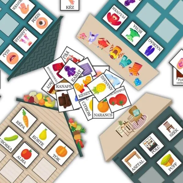 „Válogasd szét és mondd ki” játék