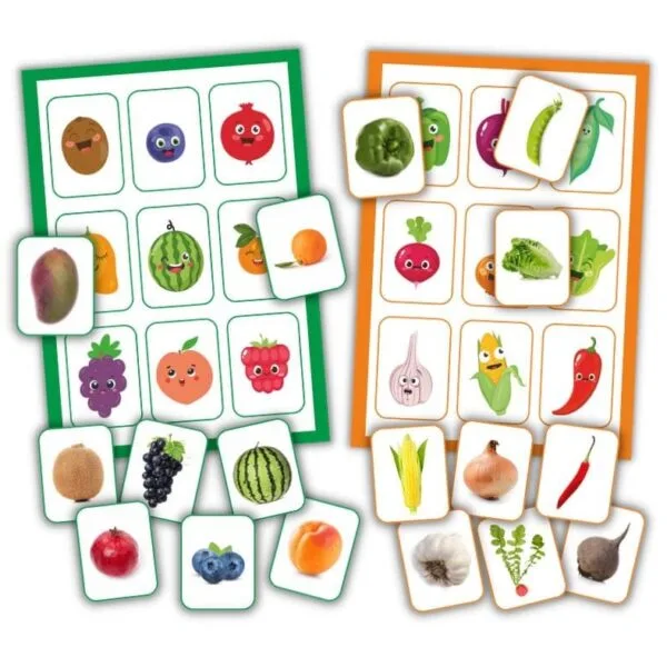 Lottó „Gyümölcsök, bogyók, zöldségek”