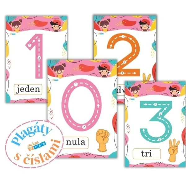 Plagáty s číslami