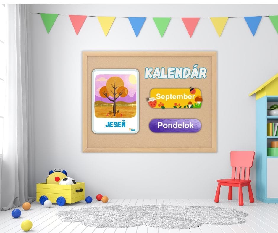 Kalendár: mesiace, dni v týždni, ročné obdobia