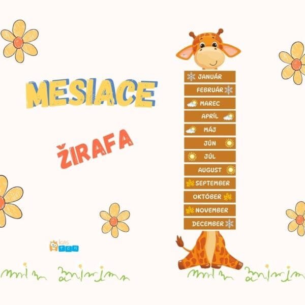 Mesiace – žirafa