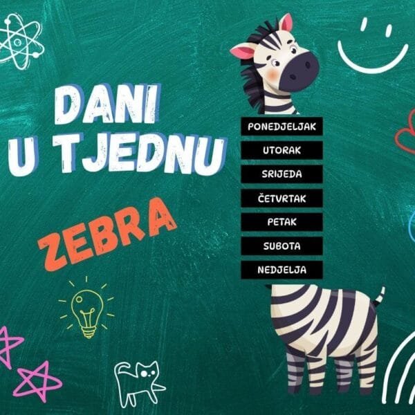 Zebra – Dani u tjednu