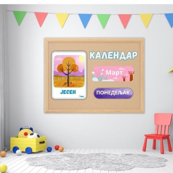 Kalendar „Godišnja doba, meseci, dani u nedelji“